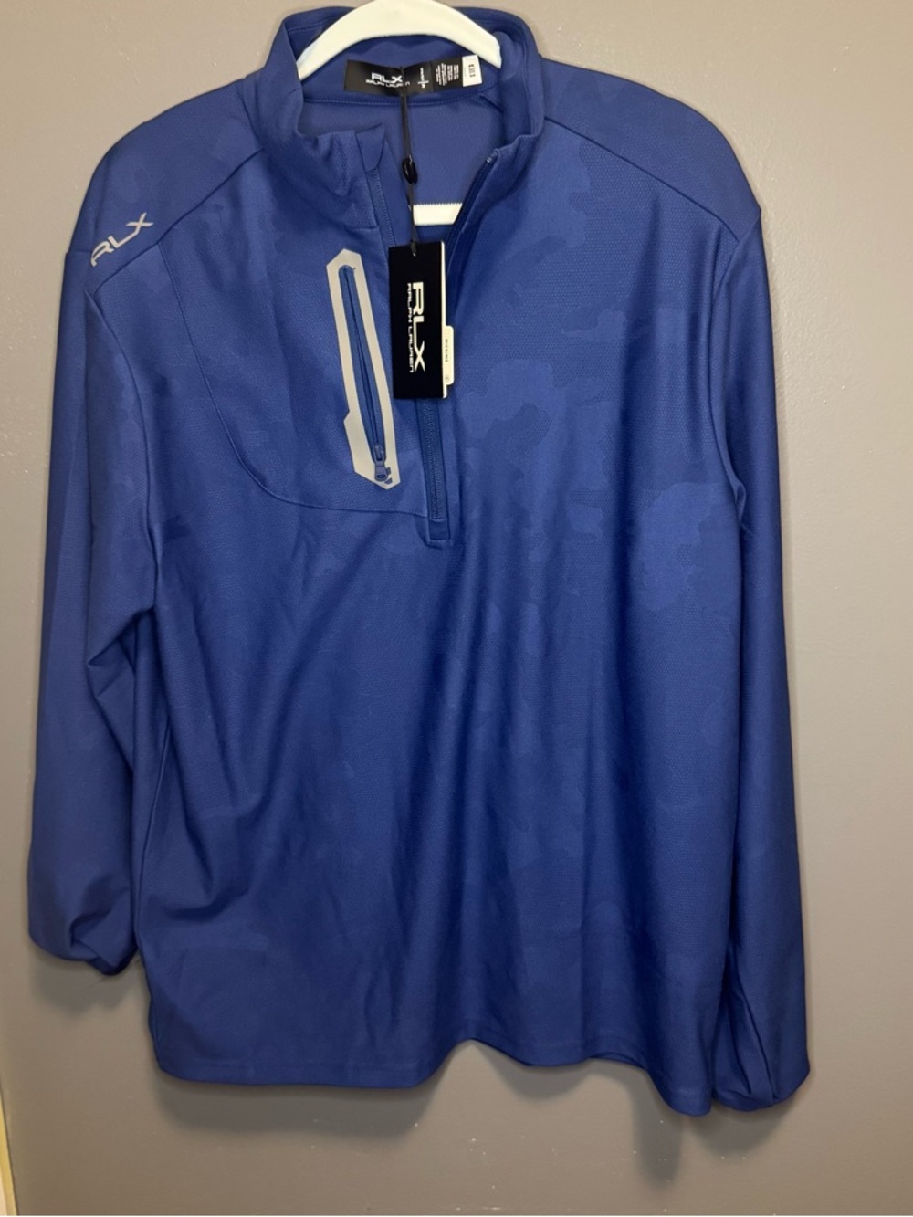 Ralph Lauren RLX Royal Blue Half-Zip Performance Pullover